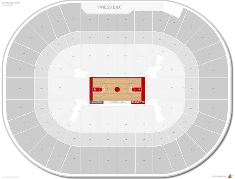 Value City Arena Seating Chart With Seat Numbers | Elcho Table