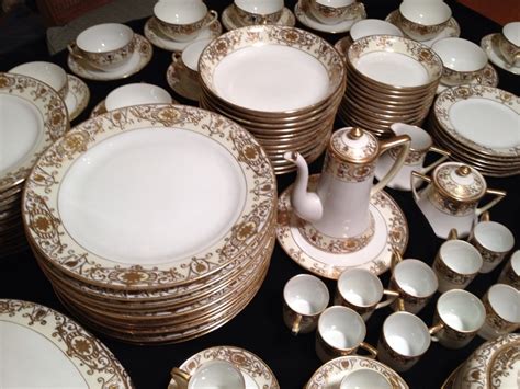 36 best NORITAKE CHINA JAPAN WHITE & GOLD 175 images on Pinterest ...