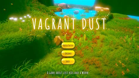 ArtStation - Vagrant Dust - title screen