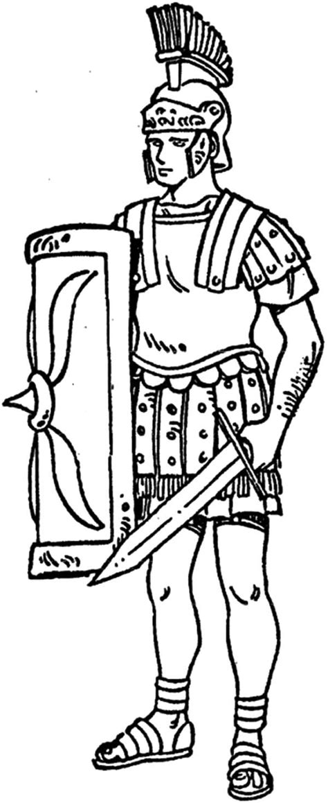 Ancient Roman War Coloring Pages - Coloring Home