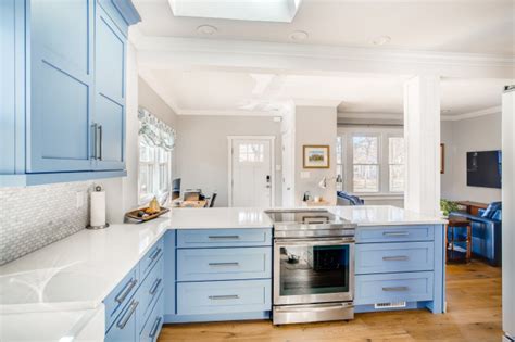 Bracing Blue From Sherwin Williams on Kitchen Cabinets - Classique Chic ...