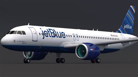 JetBlue A320 NEO Airbus - 3D Model by ALPHA3DST