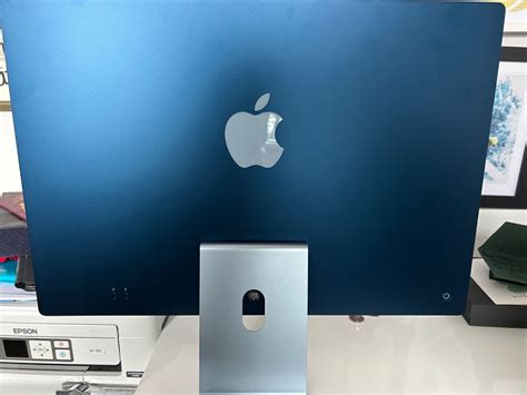 Apple iMac 24" Blue 2021 - M1 8-Core CPU 7-Core GPU 8GB RAM 256GB Ssd excellent | eBay