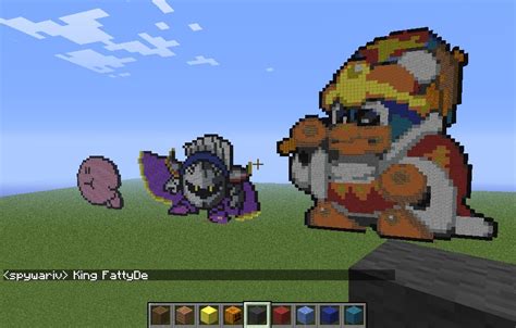 Kirby Pixel Art Minecraft Blog