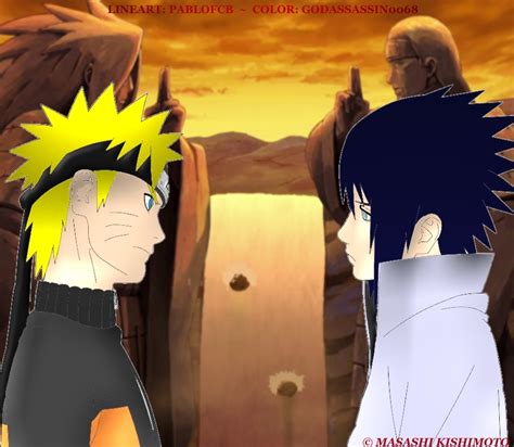 Naruto/Sasuke - Valley Of The End by godassassin0068 on DeviantArt