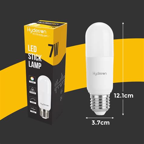 [2 Years warranty] Hyderson LED Stick Bulb 5W 7W 9W Ceiling Lamp 6500K E27 Daylight LED Bulb ...