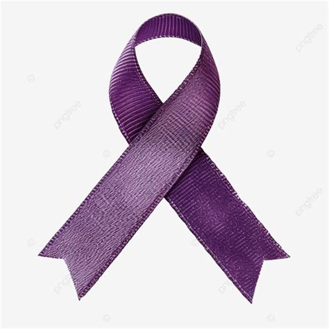 Purple Ribbon For Pancreatic Cancer, Icon, Purple, Ribbon PNG ...