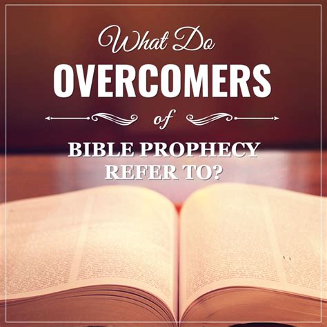 What Do the Overcomers in the Bible Refer To? in 2020 | What is the ...