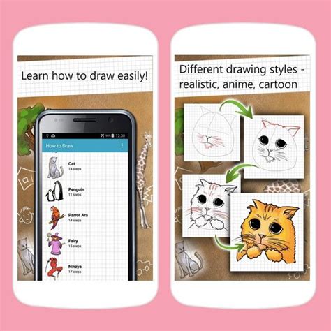 5 Apps That Will Actually Teach You How to Draw | Drawing tutorial ...