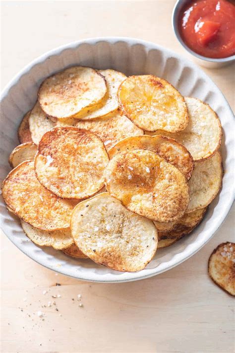 Oven Baked Potato Chips - Feel Good Foodie