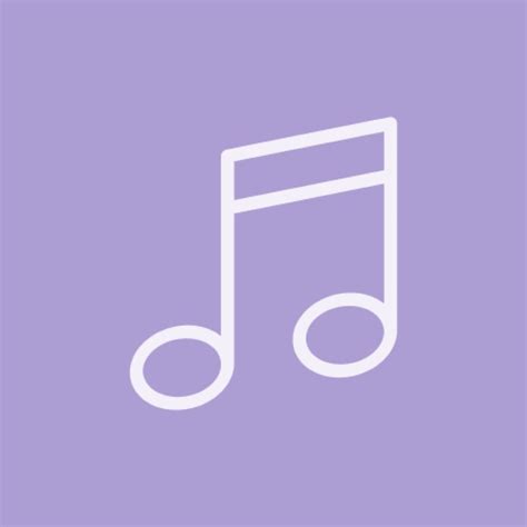 Music Icon Purple App Icon Ios App Icon Instagram Highlight Icons