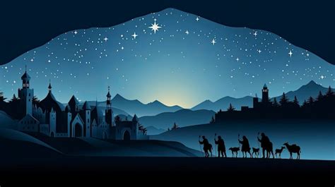 Premium Photo | For of Bethlehem Night a Christmas vacation