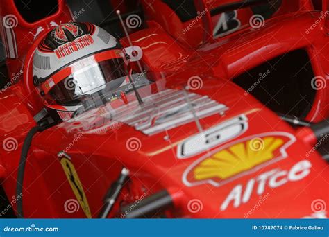 F1 2007 - Kimi Raikkonen Ferrari Editorial Stock Image - Image of ferrari, championship: 10787074