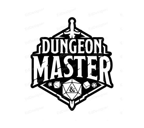 Dnd Logo, Dungeons & Dragons Vector, Dungeon Master Dice Design, Dnd ...