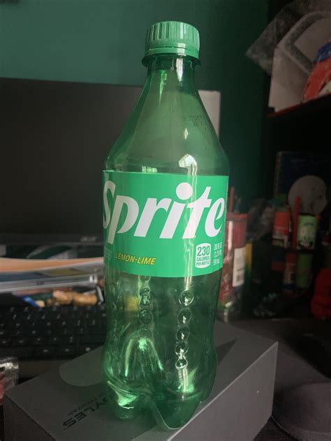 Is the green bottle current logo sprite rare? : r/Soda