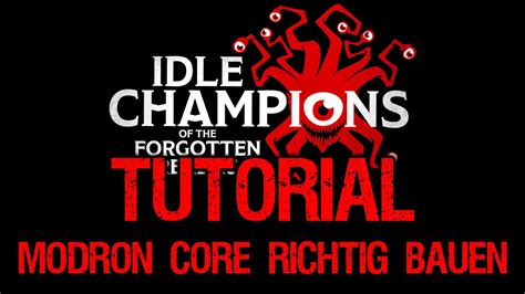 Automation & Modron Core - was, wie, wo? - #14 TUTORIAL: IDLE CHAMPIONS OF THE FORGOTTEN REALMS ...