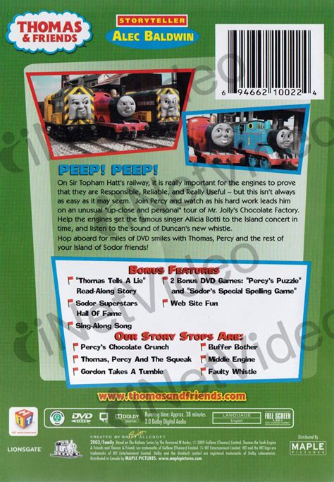 Thomas and Friends - Percy s Chocolate Crunch (Maple) on DVD Movie