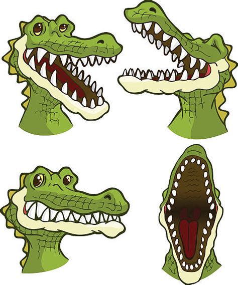 Crocodile Mouth Open Clipart - Crocodile