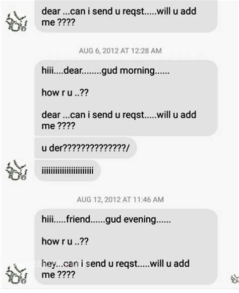 11 creepy ‘fraanship’ messages that most women get on Facebook ...