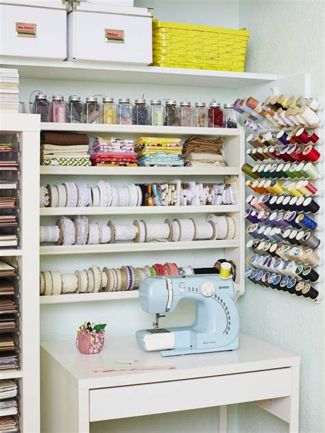 Craft and Sewing Room Storage and Organization | HGTV