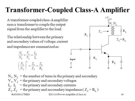 With A Neat Circuit Diagram Explain The Operation Of Transformer Coupled Class Power Amplifier ...