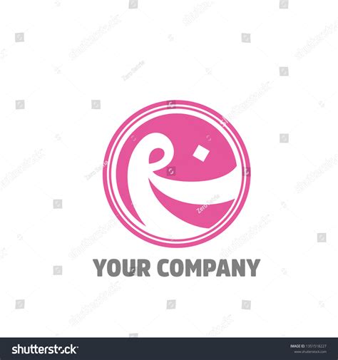 R Letter Badge Logo Stock Vector (Royalty Free) 1351518227