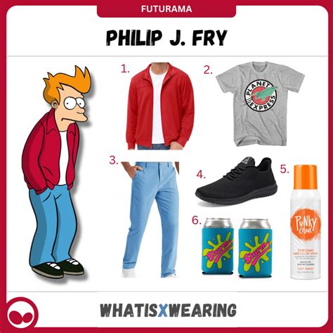 Philip J. Fry 'Futurama' DIY Costume Guide