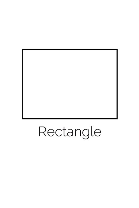 Free Printable Rectangle Shape