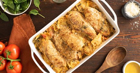 Tuscan Chicken Ravioli Bake - Better Than Bouillon