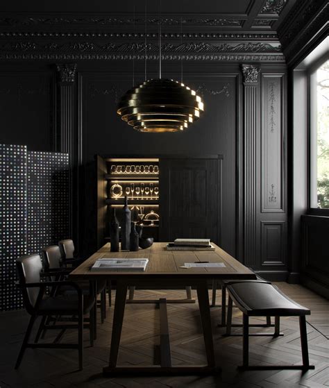 33 Black Dining Rooms That Your Dinner Guests Will Adore