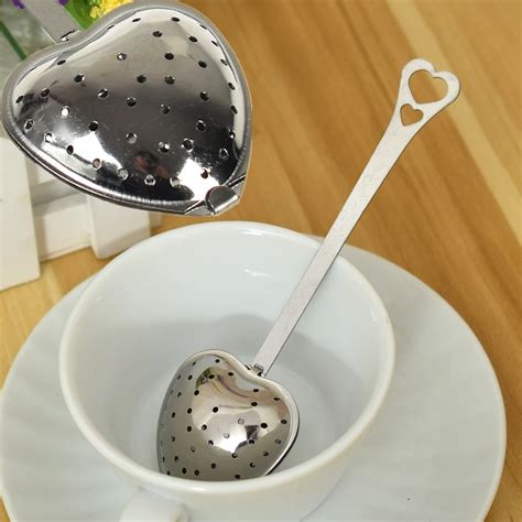 Stainless Steel Infuser Spoon Tea Strainer Steeper Handle Shower Cute Tea Filter-in Tea Infusers ...