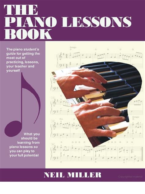 The piano lessons book