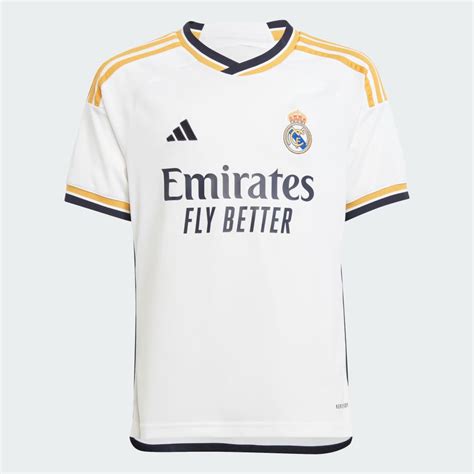 Kids Clothing - Real Madrid 23/24 Home Kit Kids - White | adidas Oman