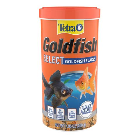 Tetra Goldfish Select Goldfish Flakes Fish Food for All Goldfish with Algae Meal, 7.06 oz. | Petco