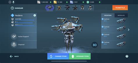 Nodens Module Slots? | War Robots Forum