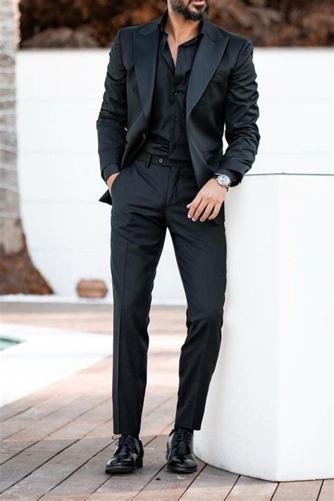 All Black Suits For Men