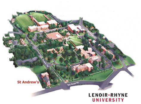 Lenoir Rhyne Campus Map