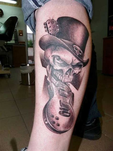 guitar skull tattoo - Pesquisa Google | Music tattoo designs, Guitar tattoo design, Guitar tattoo