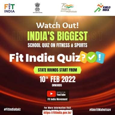 Fit India Quiz | Indian Bureaucracy is an Exclusive News Portal