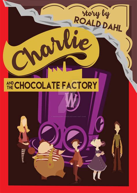 Charlie and the Chocolate Factory Book Cover | Fantastica fabrica de ...