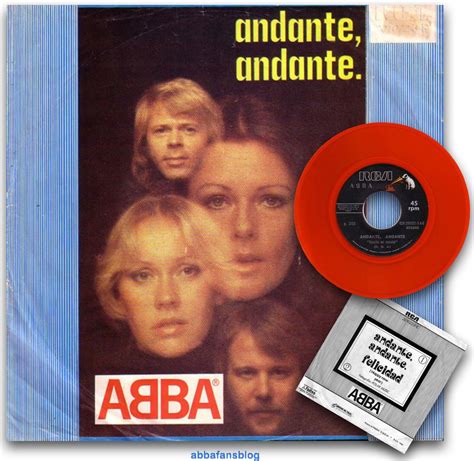 ABBA Fans Blog: "Andante, Andante" Red Vinyl Single