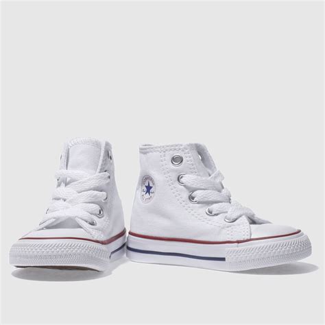 Kids Toddler White Converse All Star Hi Trainers | schuh