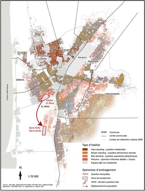 Figure : Carte de Nouakchott | Download Scientific Diagram