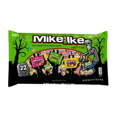 Mike & Ike Halloween Chewy Assorted Fruit Flavored Candies Variety Mix 72 Count, 36 oz - Fred Meyer