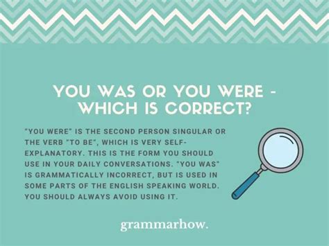 You Was or You Were - Which Is Correct? (Helpful Examples)