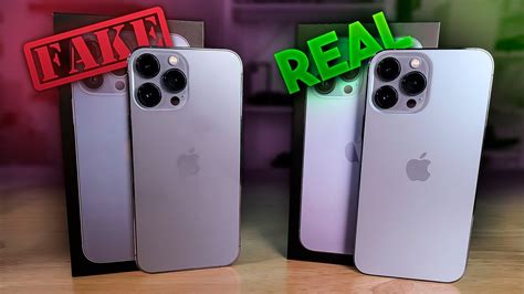 FAKE vs Real iPhone 13 Pro Max Falso (1TB) Como identificar el FAKE ...