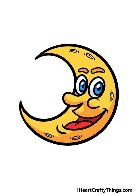 Animated Smiling Moon