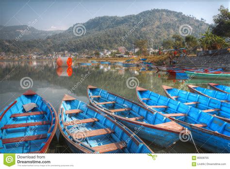 Phewa Lake stock image. Image of asia, river, destination - 85928755