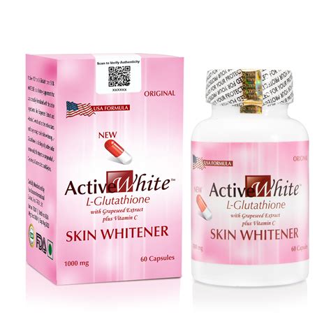 Active White L-Glutathione - Skin Whitening Capsules