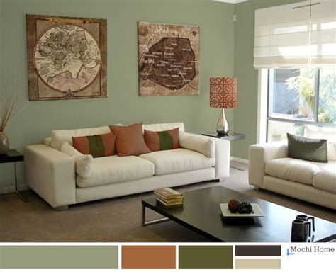 Yellow Sage Living Room | Green living room color scheme, Sage living room, Sage green living room